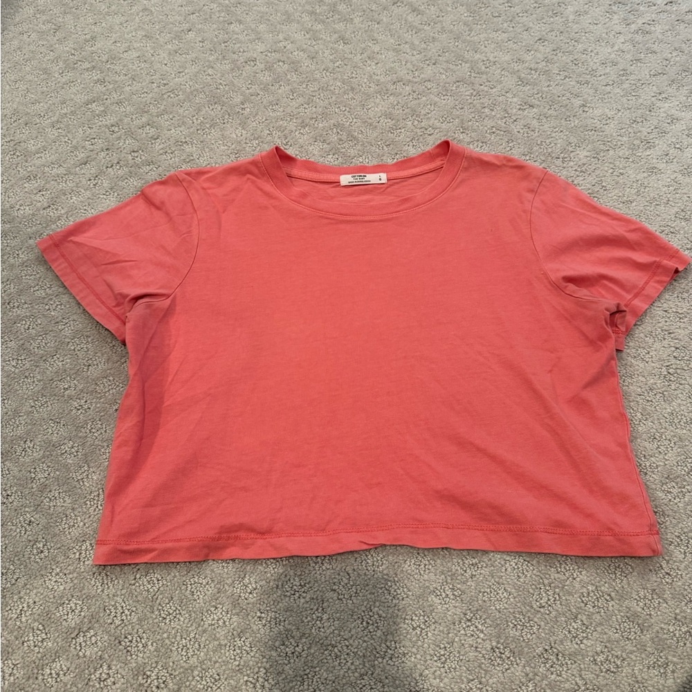 Cotton On Coral Short Sleeve Tee
